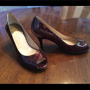 Cole Haan tortoise shell pumps